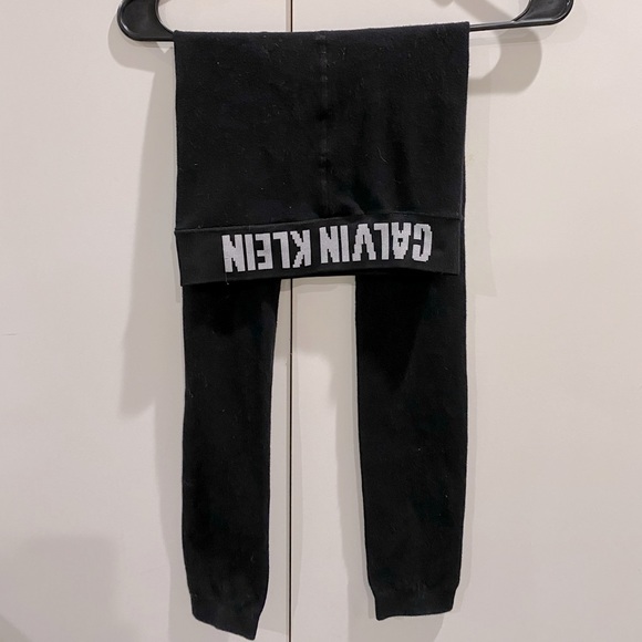 Calvin Klein black thick tights - Picture 1 of 1